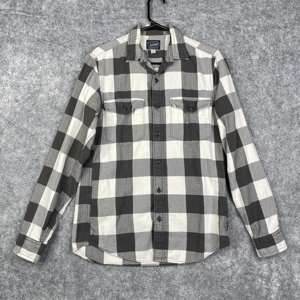 J.Crew Sportsmen's Outfitter Plaid Flannel Shirt Mens Small Slim Fit (XS)